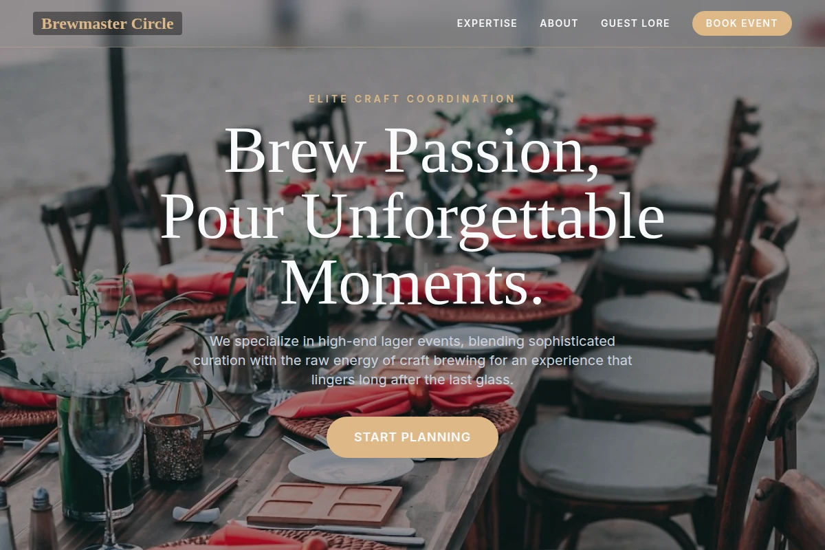 Lager Event Planning